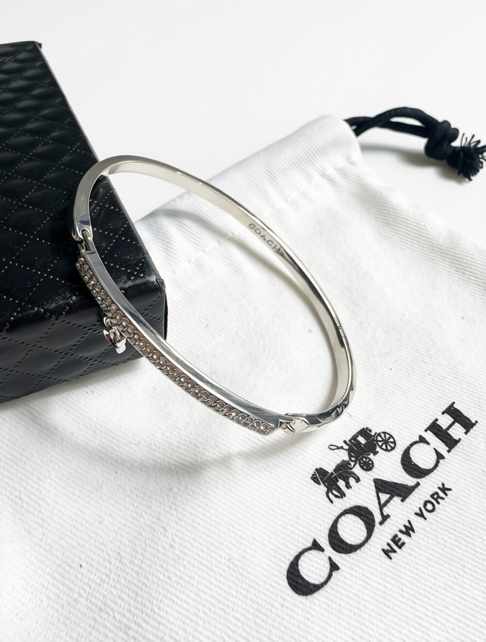 Coach Hinged Bangle Bracelet